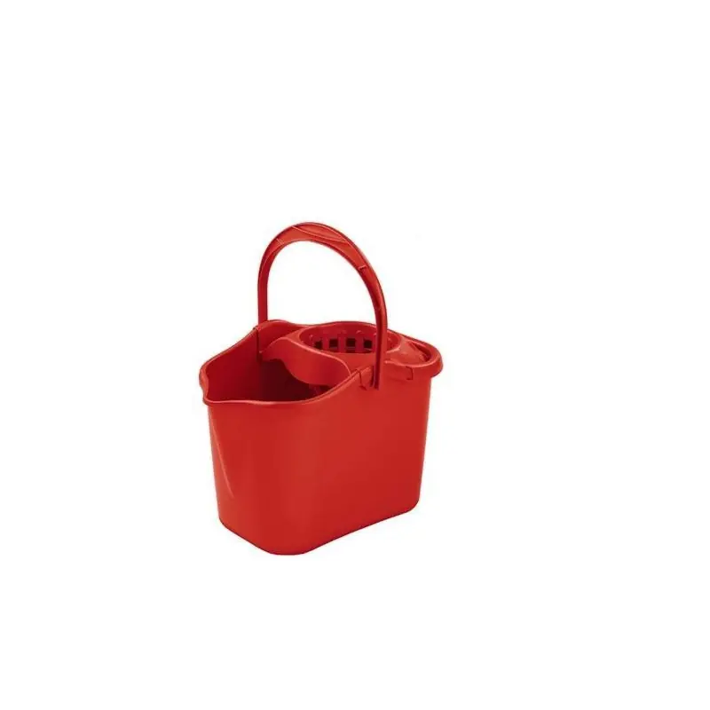 Auténtico CUBO OVAL FREGONA RESSOL 13L - Rojo