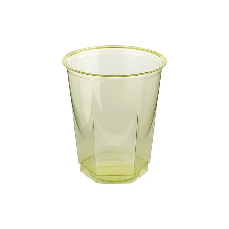 BOLSA 10 VASOS NUPIK DESECHABLES GLASS 250cc - Verde Novedad