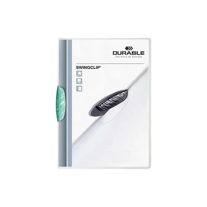 Lujoso DOSSIER DURABLE SWINGCLIP TRANSLÚCIDO - Verde