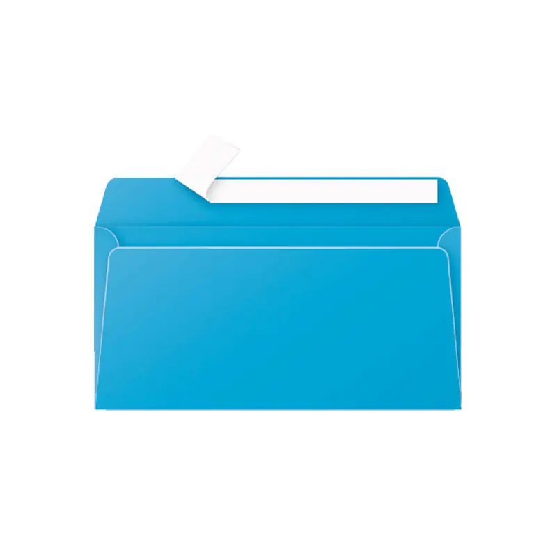 Venta Final PACK 20 SOBRES CLAIREFONTAINE 110mm x 220mm COLORES - Azul turquesa