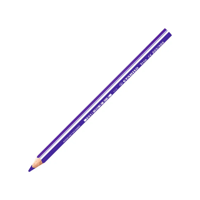 Oferta Especial ESTUCHE 12 LÁPICES STABILO TRIO® THICK - Violeta azulado