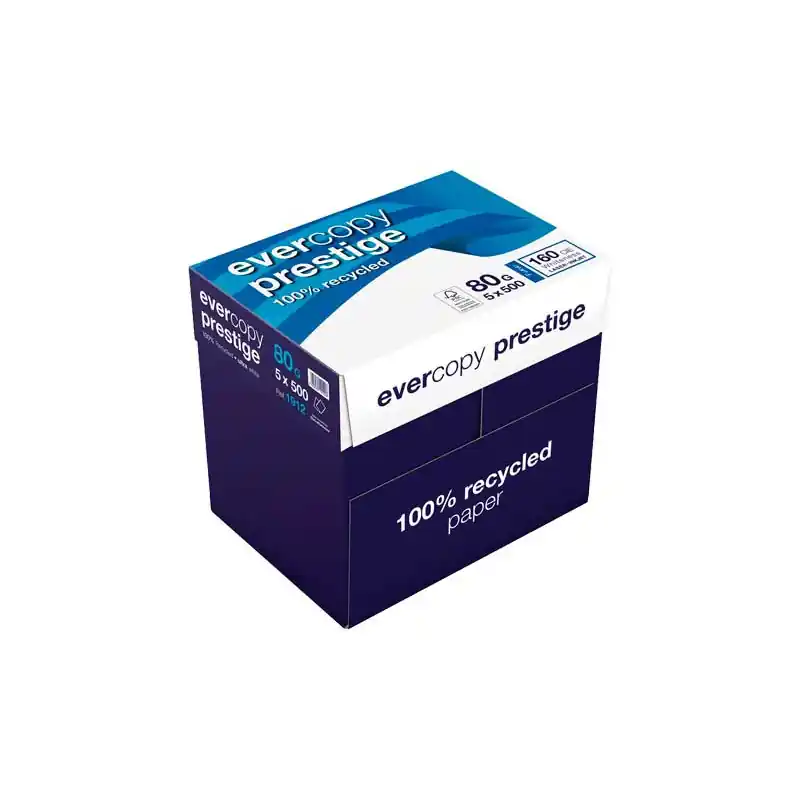 Promoción Exclusiva CAJA 5 PAQUETES 500h PAPEL EVERCOPY PRESTIGE A4