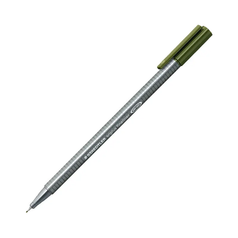 Ordenar Ahora Mismo ROTULADOR STAEDTLER TRIPLUS FINELINER 334 - Verde oliva