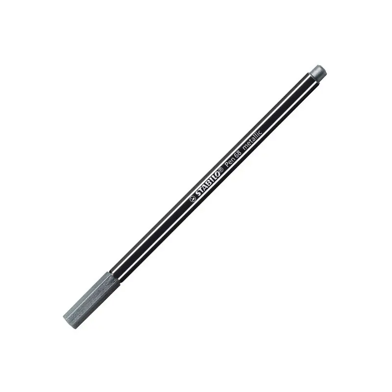 ROTULADOR STABILO PEN 68 METALLIC - Plata Precio Económico
