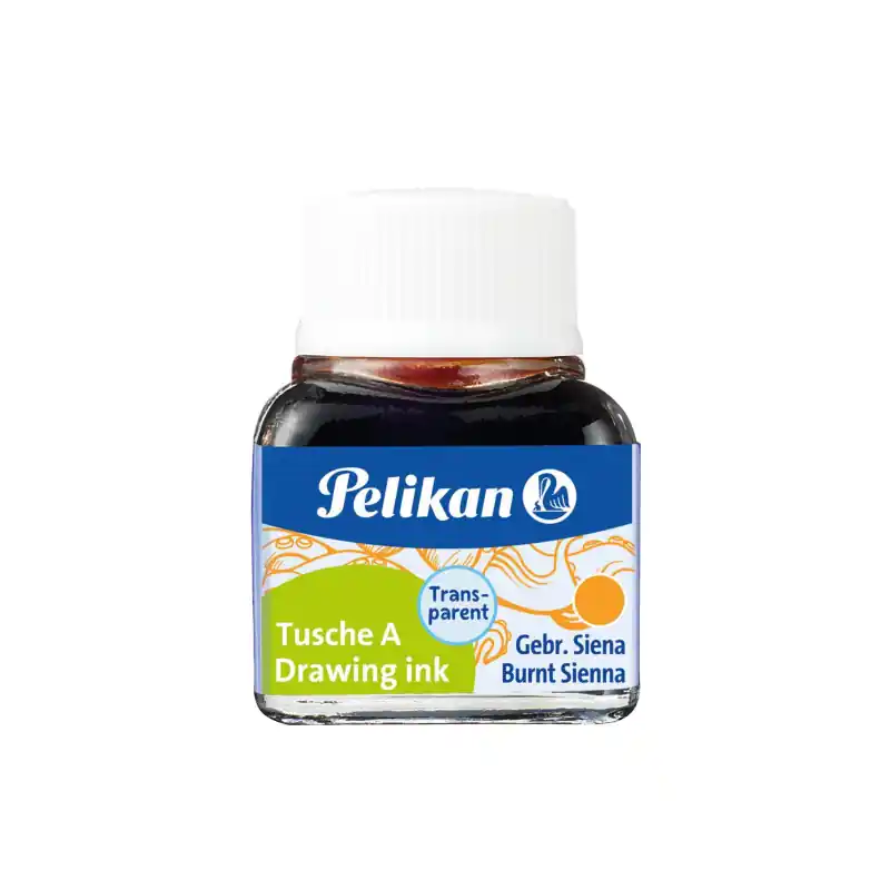 BOTE TINTA CHINA PELIKAN 523 10ml - Siena natural Económico