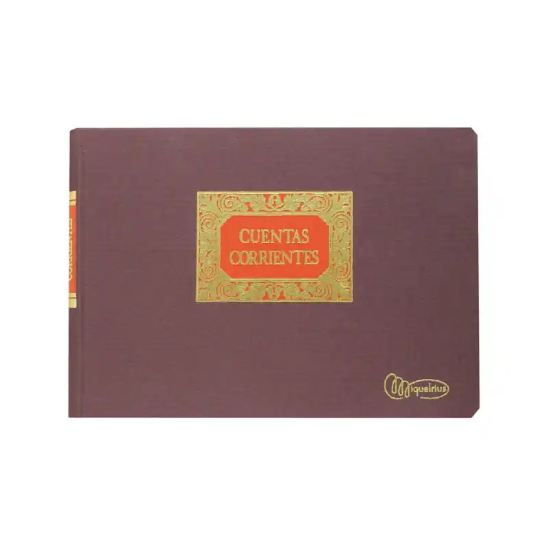LIBRO CONTABLE 100h MIQUEL RIUS "CUENTAS CORRIENTES" 4º Edición Limitada