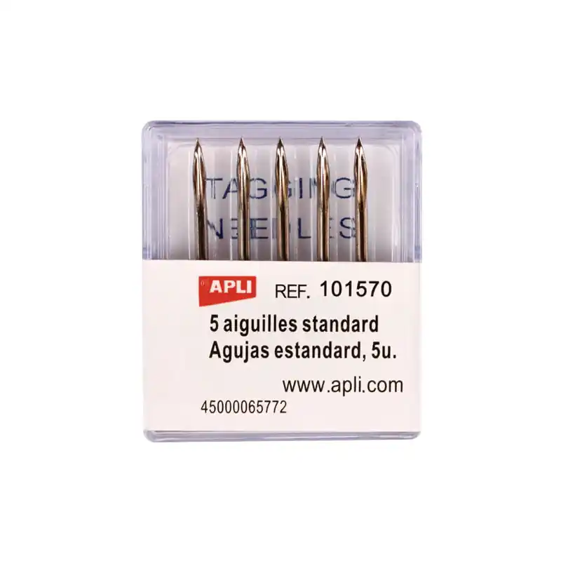 Liquidación PACK 5 AGUJAS ESTÁNDAR APLI PARA ETIQUETADORA