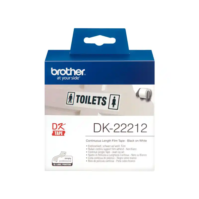 CINTA CONTINUA BROTHER DK22212 62mm PELÍCULA PLÁSTICA Mejor Precio