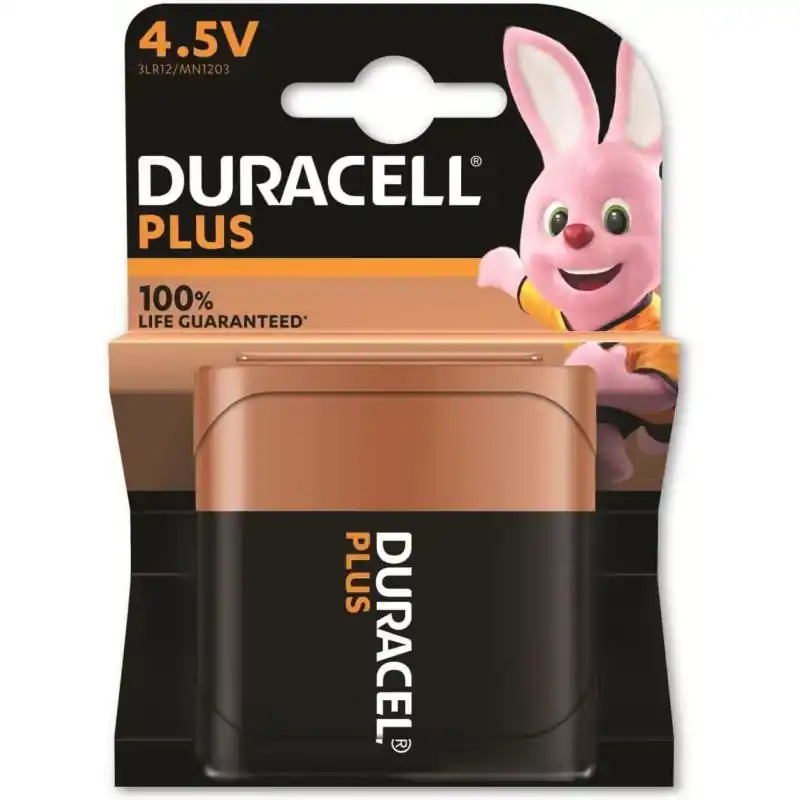 Últimas Unidades PACK 1 PILA DURACELL ALCALINA PLUS POWER 4.5V