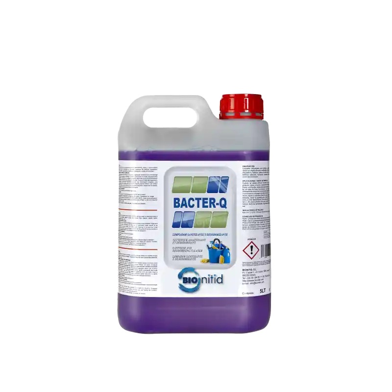 GARRAFA LIMPIADOR SANITIZANTE CON AMONIO 5L Solo Hoy