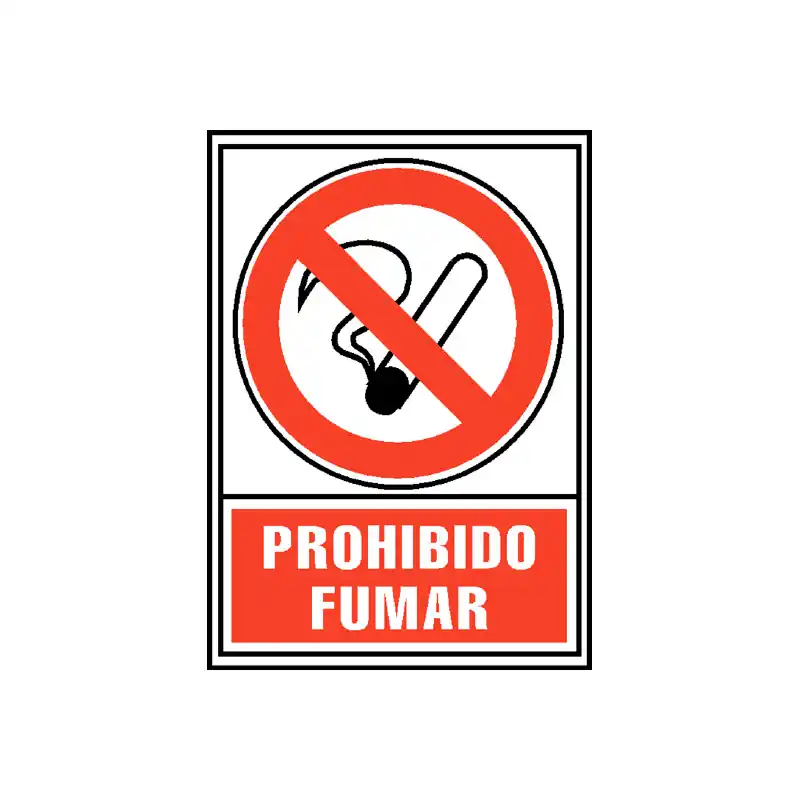 Comprar En Línea PLACA NORMALIZADA ARCHIVO 2000 PVC "PROHIBIDO FUMAR"