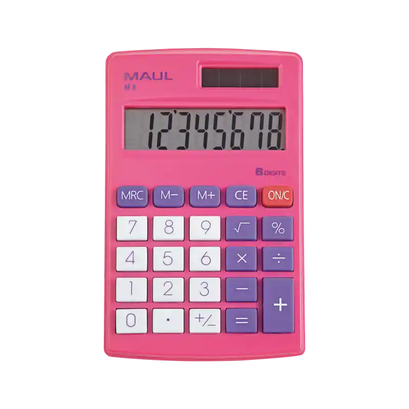 Precio De Oferta CALCULADORA DE BOLSILLO MAUL M 8 - Rosa