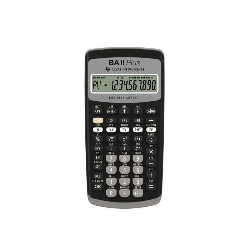 CALCULADORA FINANCIERA TEXAS INSTRUMENTS "BA II PLUS™" Últimas Unidades