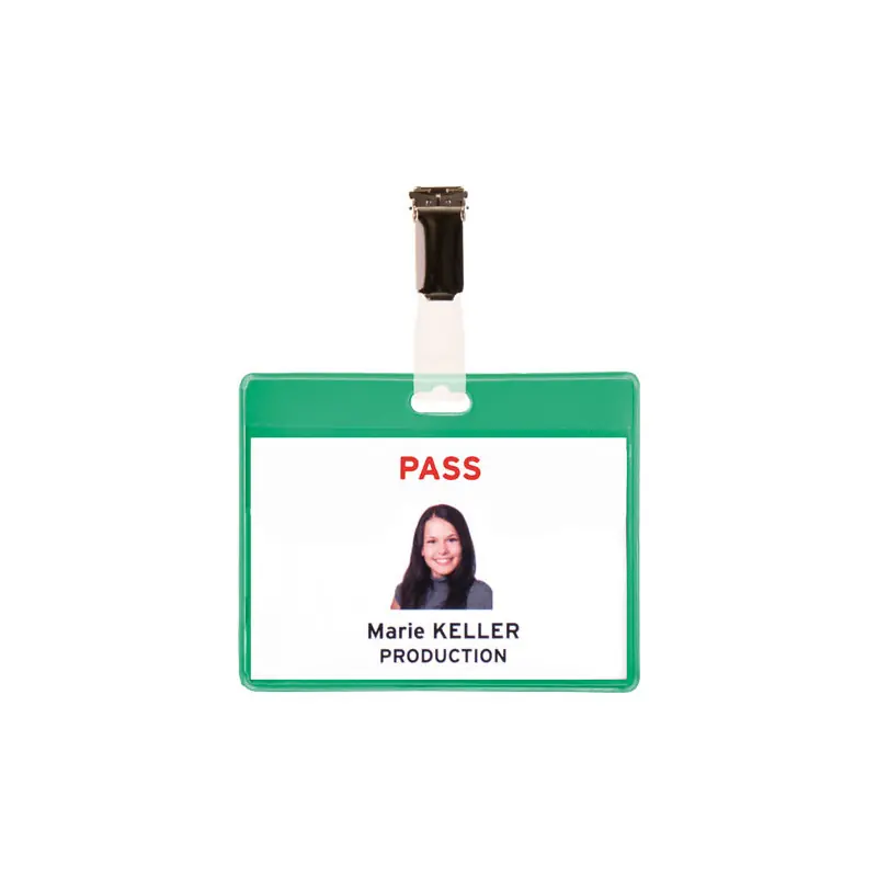 PACK 25 IDENTIFICADORES TARIFOLD CON PINZA Y TARJETA - Verde A Buen Precio