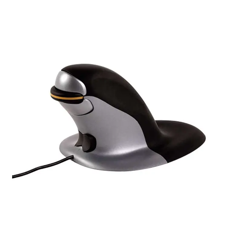 RATÓN VERTICAL FELLOWES PENGUIN CON CABLE TALLA S Descuento