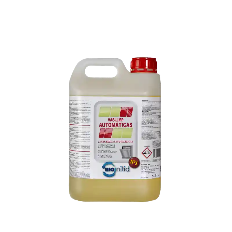 GARRAFA DETERGENTE LAVAVAJILLAS VAS LIMP AUTOMÁTICAS 6Kg Tendencia