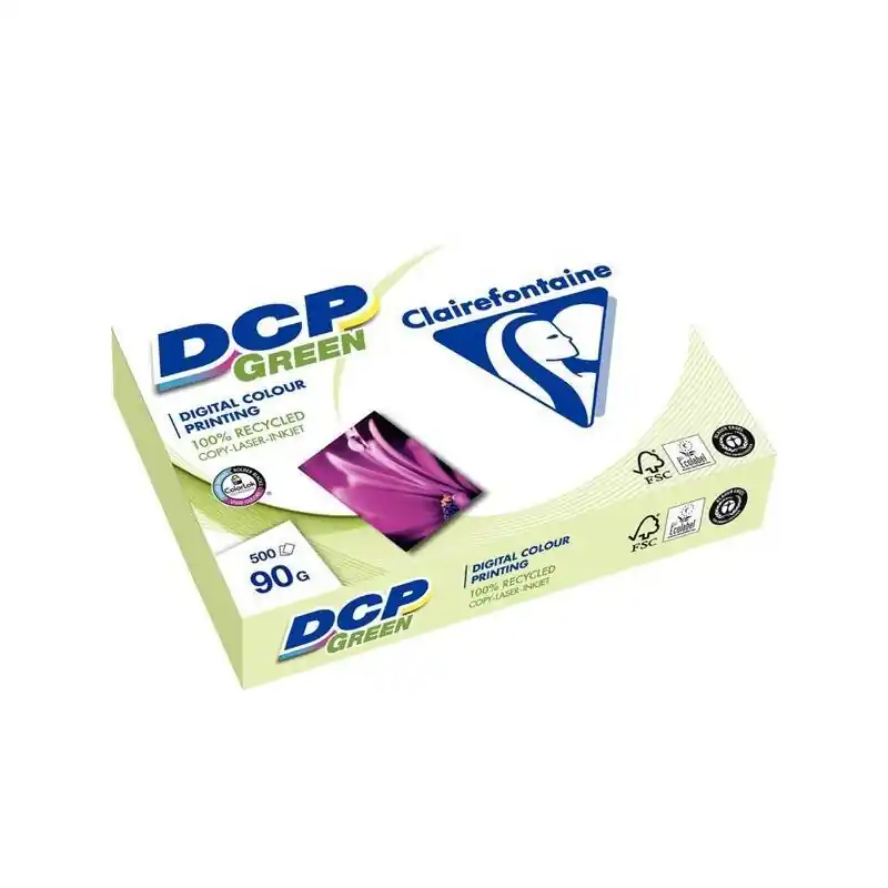 Barato PAQUETE 500h PAPEL CLAIREFONTAINE DCP GREEN 90gr A4