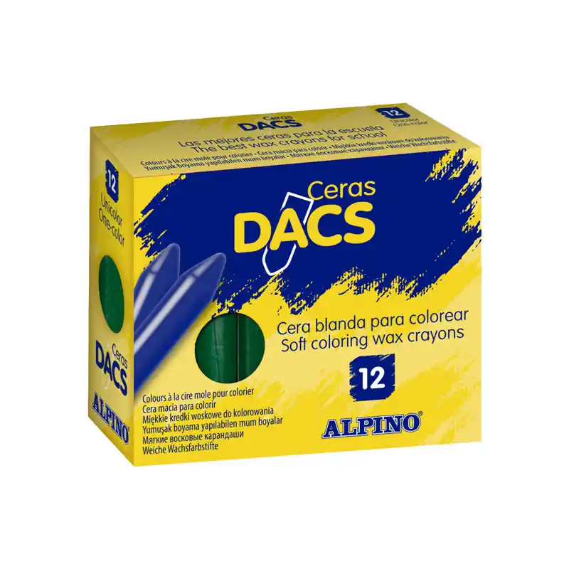 Edición Limitada CAJA 12 CERAS DACS ALPINO - Verde prado