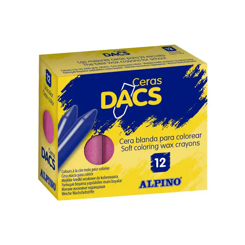 Envío Exprés CAJA 12 CERAS DACS ALPINO - Rosa