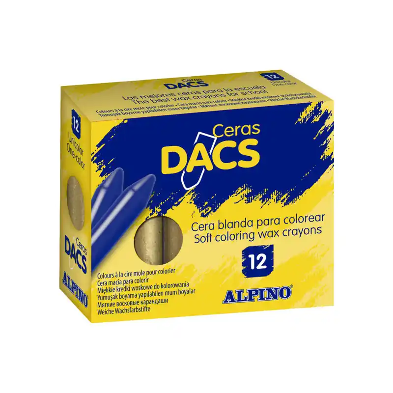 CAJA 12 CERAS DACS ALPINO - Oro Económico