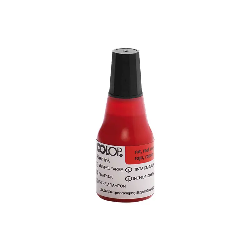 Últimas Unidades BOTE TINTA COLOP FLASH EOS 25ml - Rojo