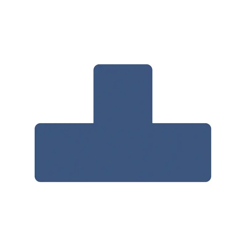 Mejor Calidad PACK 10 SÍMBOLOS ADHESIVOS TARIFOLD FORMA T - Azul