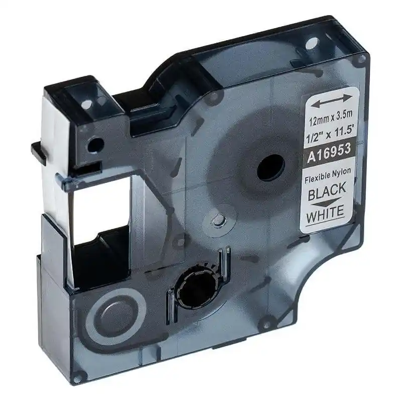 Oferta Especial CINTA ROTULAR COMPATIBLE DYMO 24 mm x 3,5m FLEXIBLE NYLON