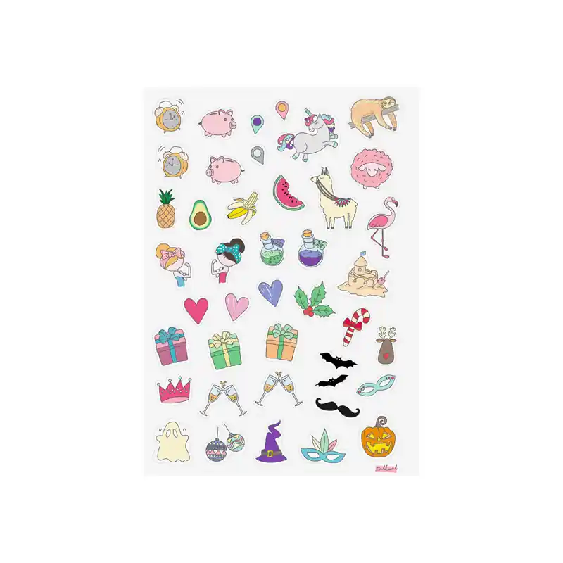 SET 6h PEGATINAS FINOCAM TALKUAL Oferta Limitada