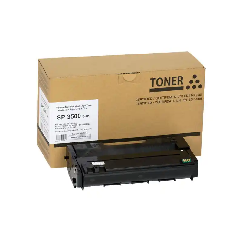 Garantía Incluida TÓNER REGENERADO RICOH SP 3500