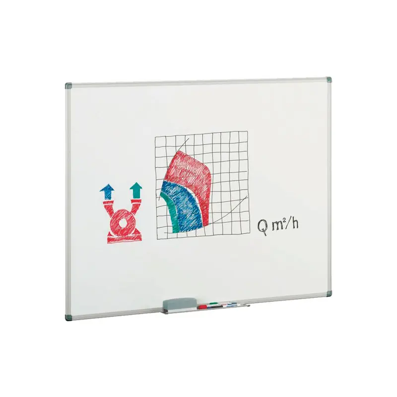 PIZARRA BLANCA FAIBO MARCO DE ALUMINIO 122×100 cm Comprar En Línea