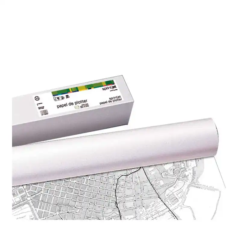 ROLLO PAPEL PLOTTER FABRISA COPIA DE PLANOS 62cmx175m Profesional