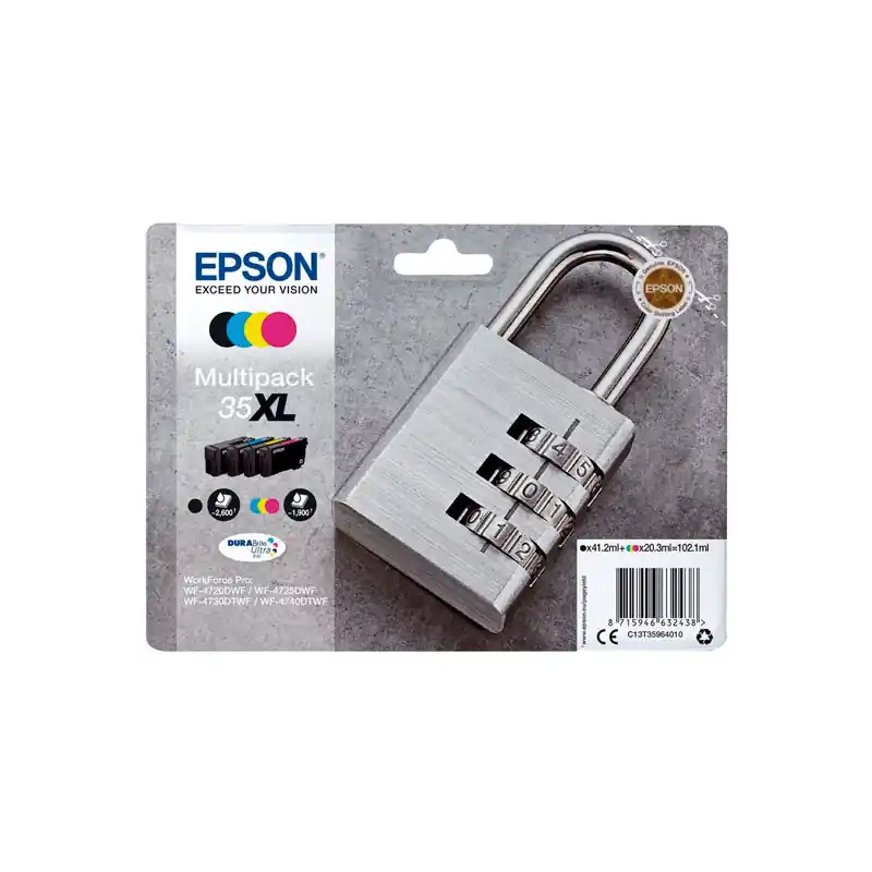 Venta Final MULTIPACK INKJET ORIGINAL EPSON Nº35XL