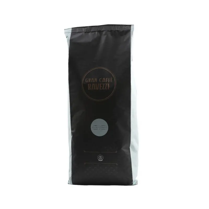 BOLSA CAFÉ GRANO RAVEZZI DECAFFEINATO 1Kg Envío Exprés