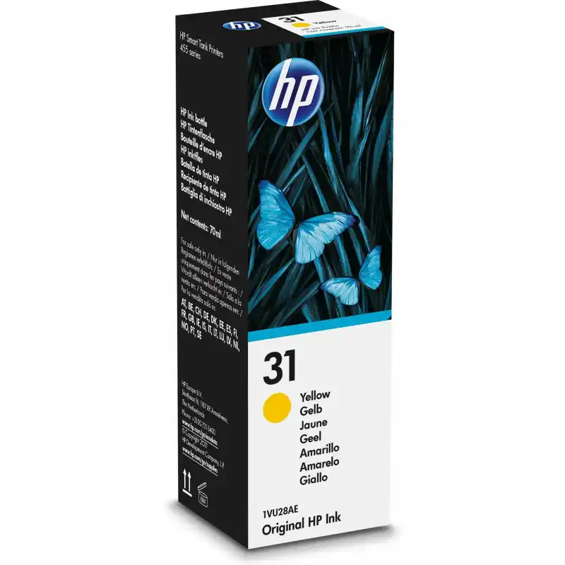 De Moda BOTELLA DE TINTA ORIGINAL HP 31 - Amarillo