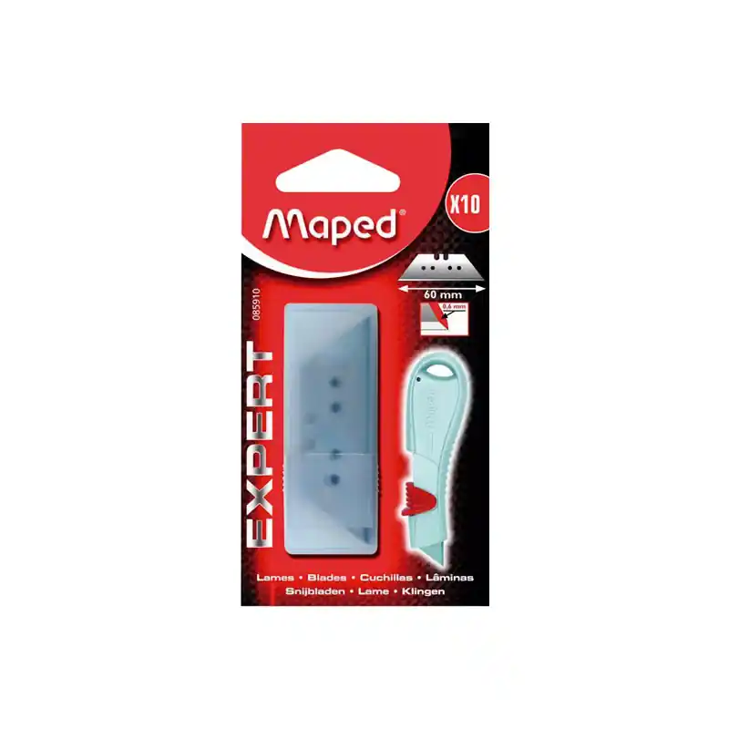 Mayoreo BLÍSTER 10 CUCHILLAS MAPED CUTTER EXPERT BLADE