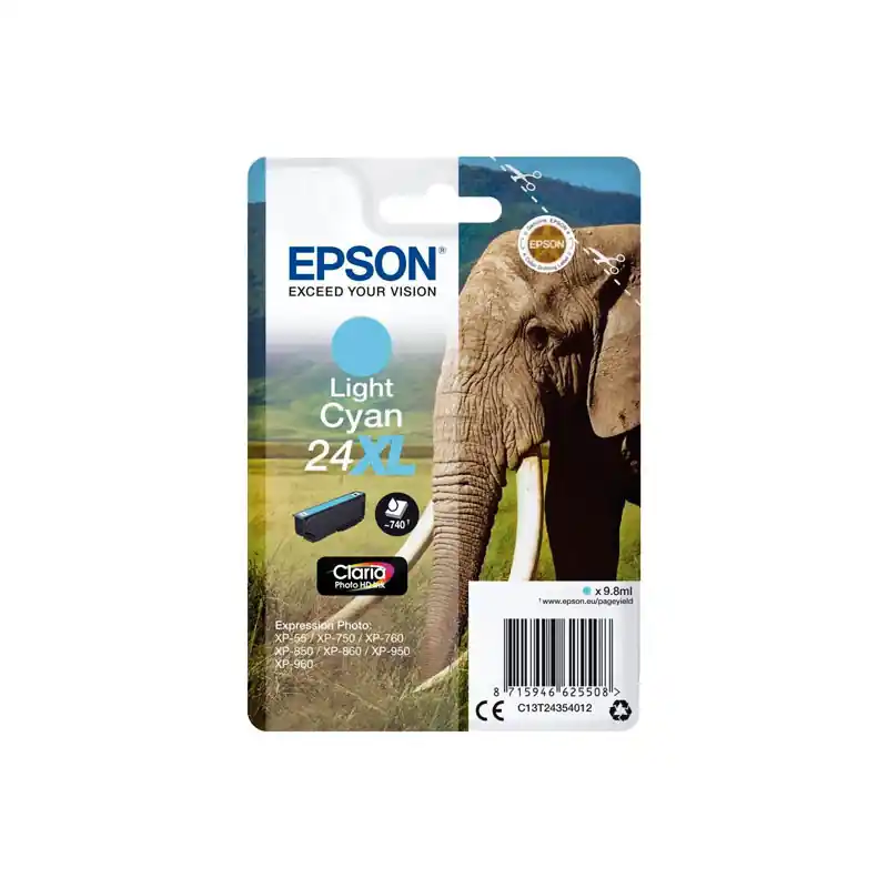 INKJET ORIGINAL EPSON Nº24XL - Cian claro Precio Rebajado