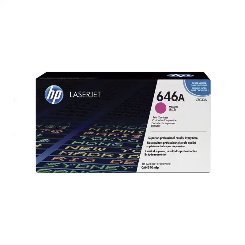 CARTUCHO DE TÓNER ORIGINAL LASERJET HP 646A - Magenta Súper Precio