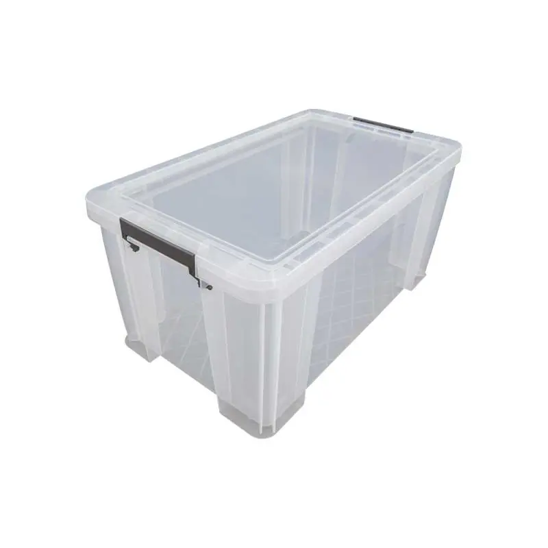 Artesanal CAJA DE ALMACENAJE ARCHIVO 2000 APILABLE CON TAPA 54L.