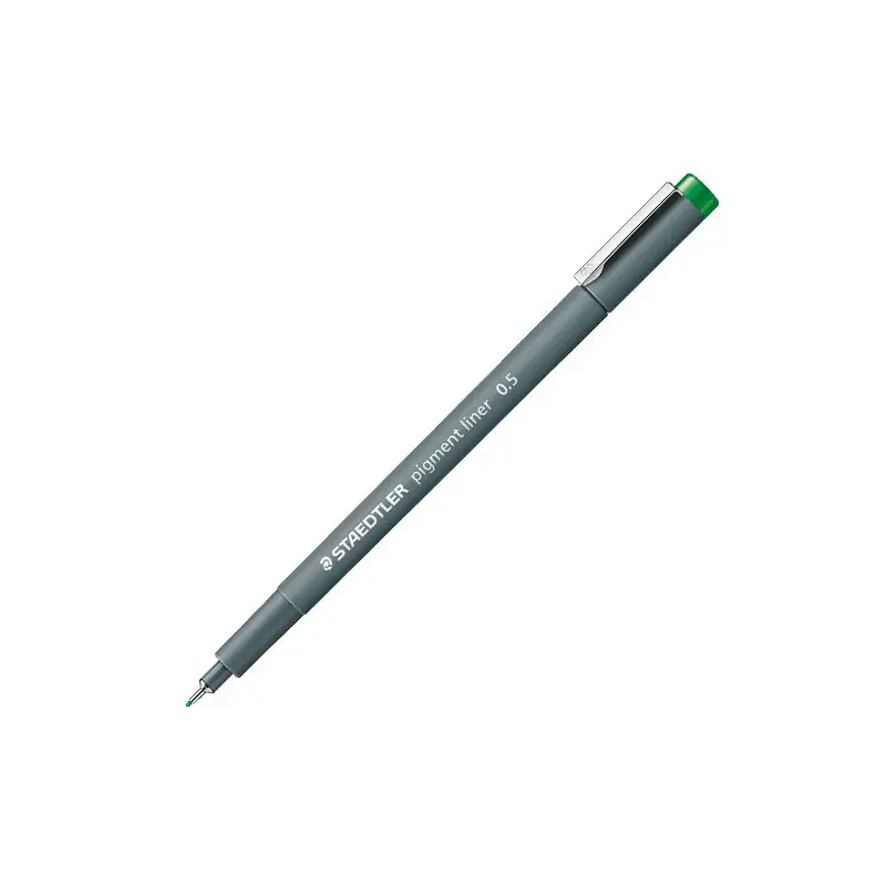 Novedad ROTULADOR STAEDTLER PIGMENT LINER 308 0,5mm COLORES - Verde