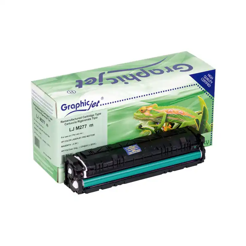 Precio De Fábrica CARTUCHO DE TÓNER GRAPHICJET DE ALTA CAPACIDAD Nº201X. ALTERNATIVA A CARTUCHO Nº201X HP - Magenta