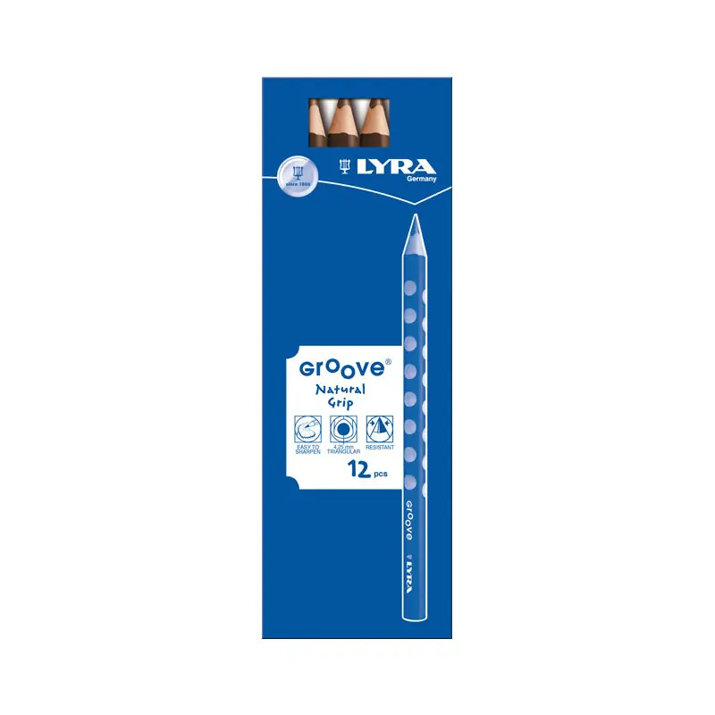 Ordena Ya CAJA 12 LÁPICES LYRA GROOVE - Marrón