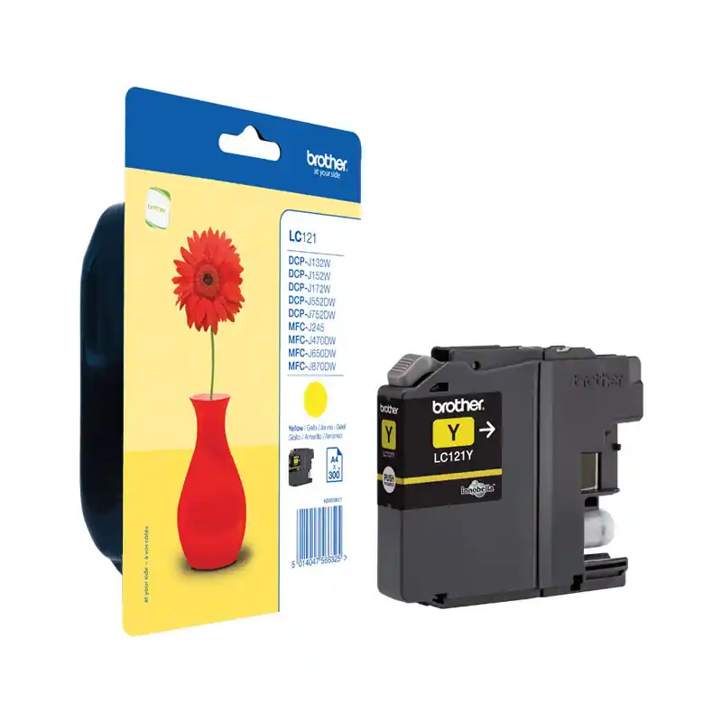 INKJET ORIGINAL BROTHER LC121 - Amarillo Imprescindible (Must-Have)