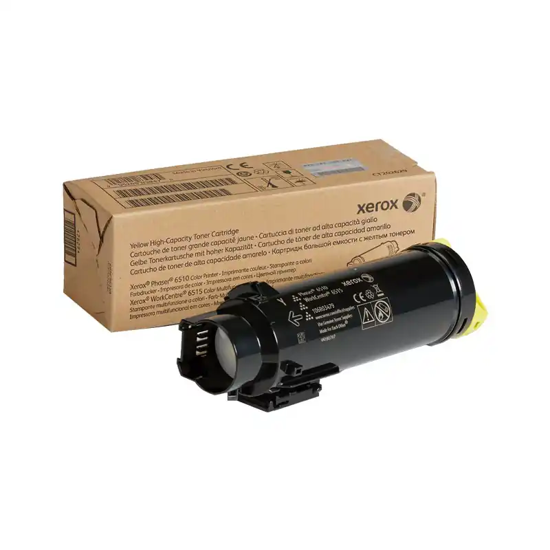 TÓNER ORIGINAL XEROX 106R0347 ALTA CAPACIDAD - Amarillo Oferta Limitada