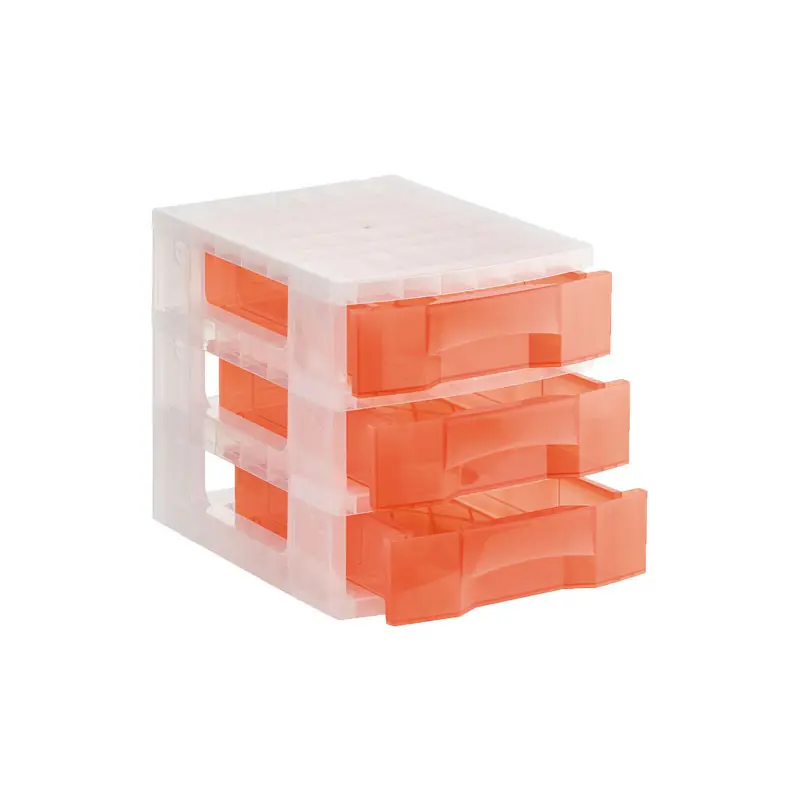 TORRE DE ALMACENAJE ARCHIVO 2000 3 CAJONES - Rojo Oferta De Temporada