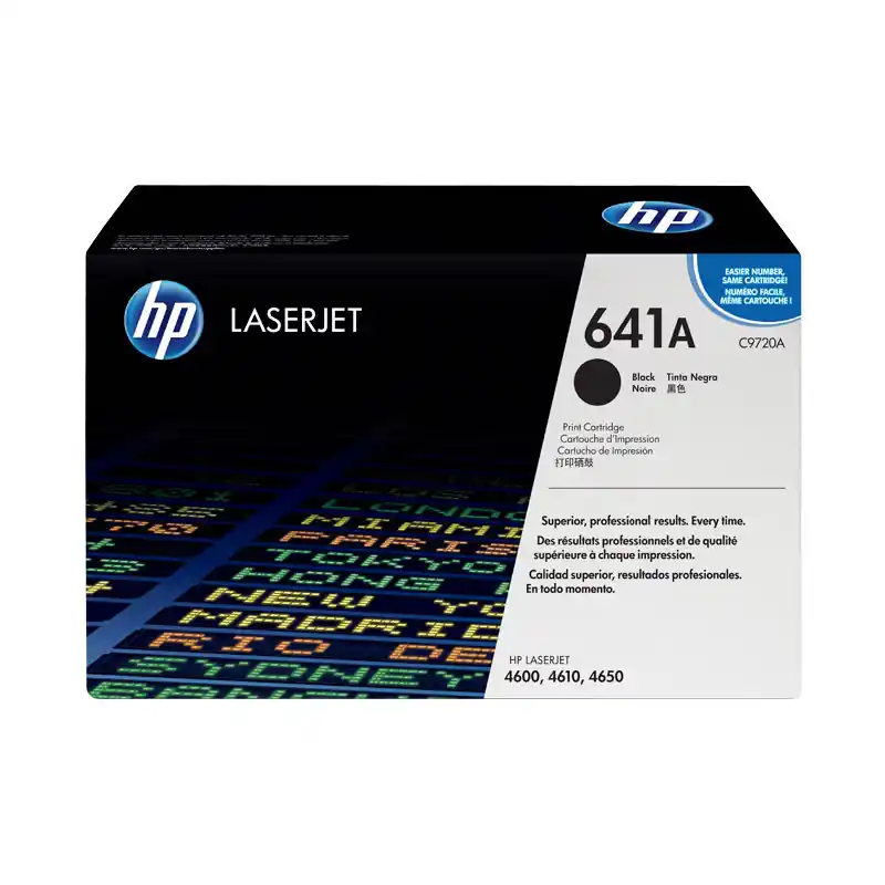 Envío Inmediato CARTUCHO DE TÓNER ORIGINAL LASERJET HP 641A - Negro