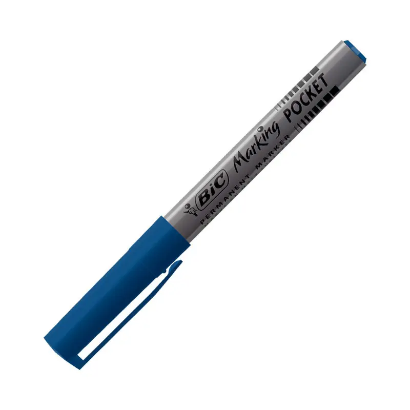 Exclusivo MARCADOR PERMANENTE BIC MARKING FINE - Azul