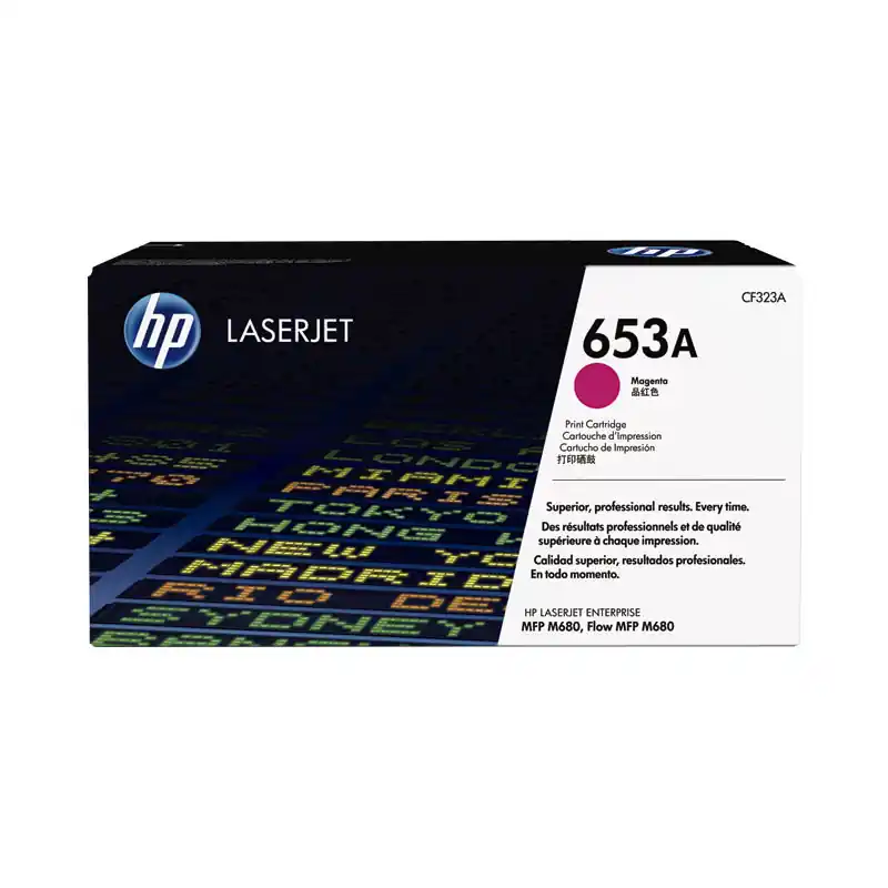CARTUCHO DE TÓNER ORIGINAL LASERJET HP 653A - Magenta Precio Rebajado