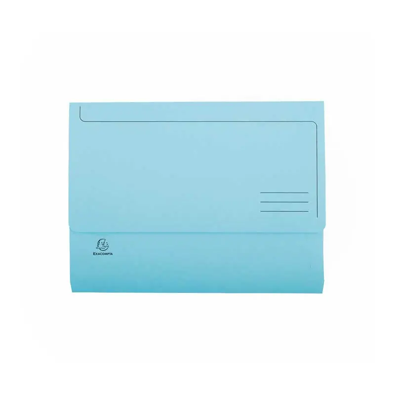 PACK 50 SUBCARPETAS EXACOMPTA "SUPER 210" A4 - Azul pastel Económico