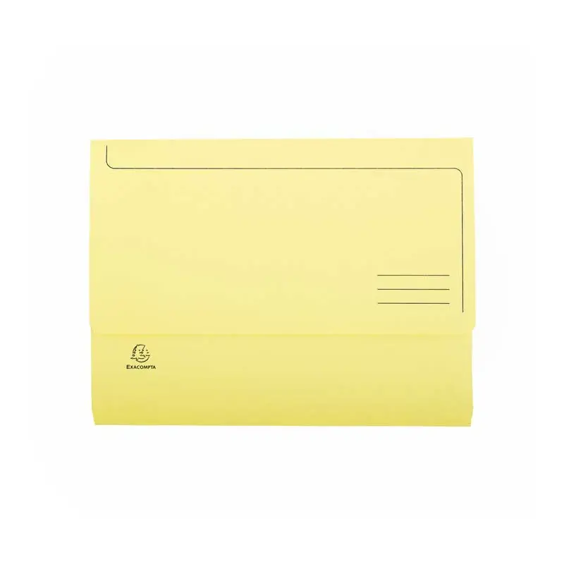 Devolución Gratuita PACK 50 SUBCARPETAS EXACOMPTA "SUPER 210" A4 - Amarillo pastel