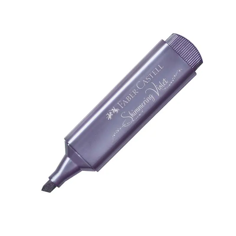 Alta Calidad MARCADOR FLUORESCENTE FABER CASTELL TEXTLINER 1546 METAL - Violeta